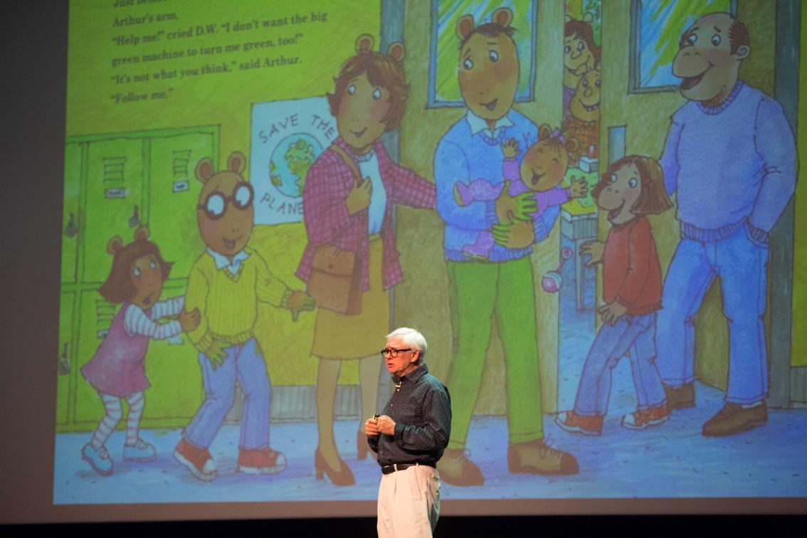 Marc Brown at the Virginia Childrens Book Festival
