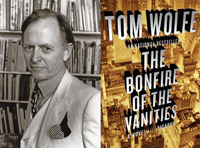 Tom Wolfe, shown here in 1988, had already won acclaim for his nonfiction works when he received the Dos Passos Prize in 1984 and was turning his writing talents to fiction. He went on to write The Bonfire of the Vanities, a best-seller published in 1987 and often called the quintessential novel of the 1980s. (Photo courtesy of Ulf Andersen)
