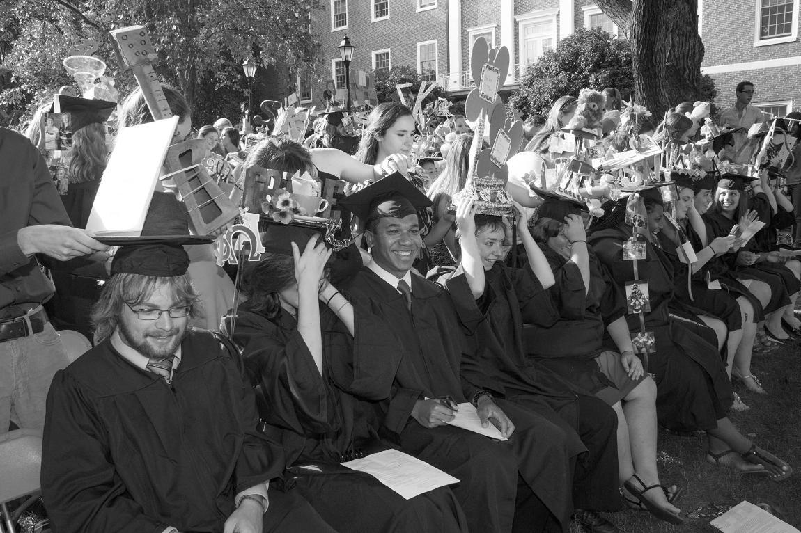 Students are capped during Convocation as part of a long-standing tradition