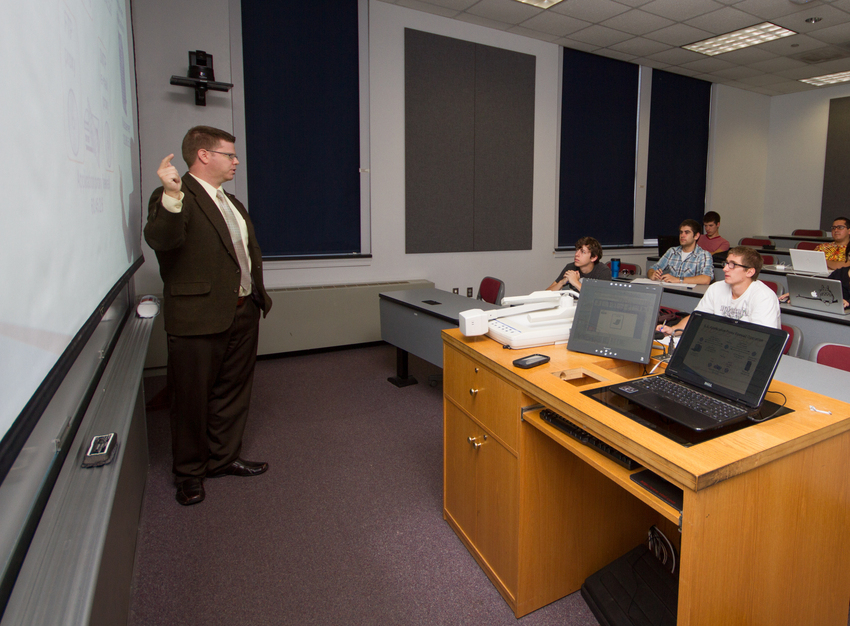 Dr. Randy Boyle, associate professor of information systems and security, developed the Longwood-CMU relationship