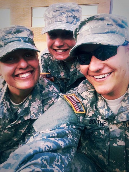 Irina Boothe Military Selfie