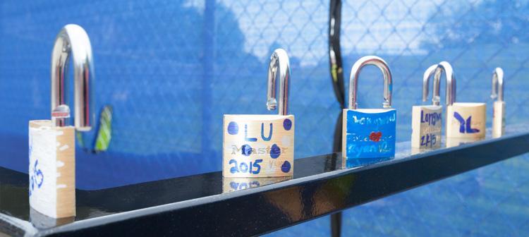Inspired by the famous Paris bridges, Longwood seniors start a new tradition, legacy locks.
