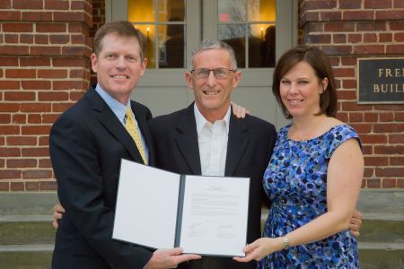 Jason Blount '90 & Carol Wisch Blount '89 endowed a new scholarship in McWee's honor
