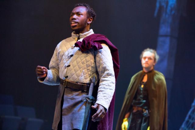 Scene from Longwood's production of Macbeth