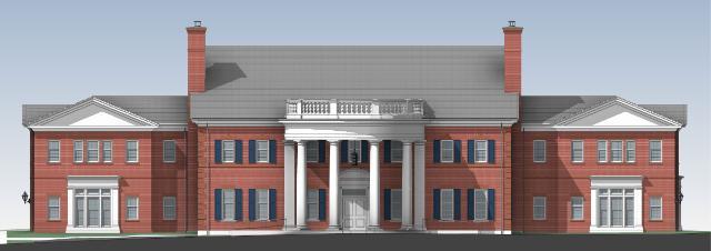 Admissions Building Rendering